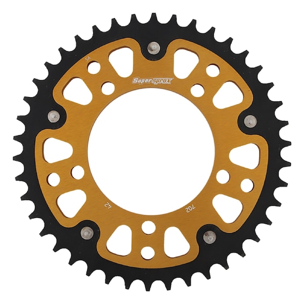 Supersprox Gold Stealth Sprocket For Aprilia Dorsoduro 1200 2011-2012 RST-702-42-GLD - main